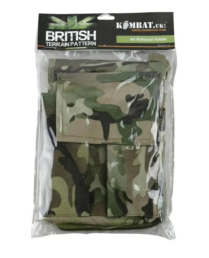 Kombat A6 Multicam Notepad Holder - John Bull Clothing  from  John Bull Clothing