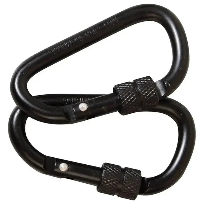 Kombat Carabiners Screwgate 8mm - 2 Pack - John Bull Clothing  from  John Bull Clothing