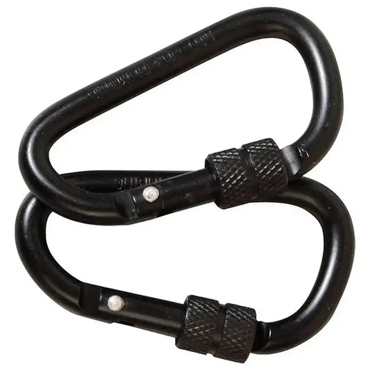 Kombat Carabiners Screwgate 8mm - 2 Pack - John Bull Clothing  from  John Bull Clothing