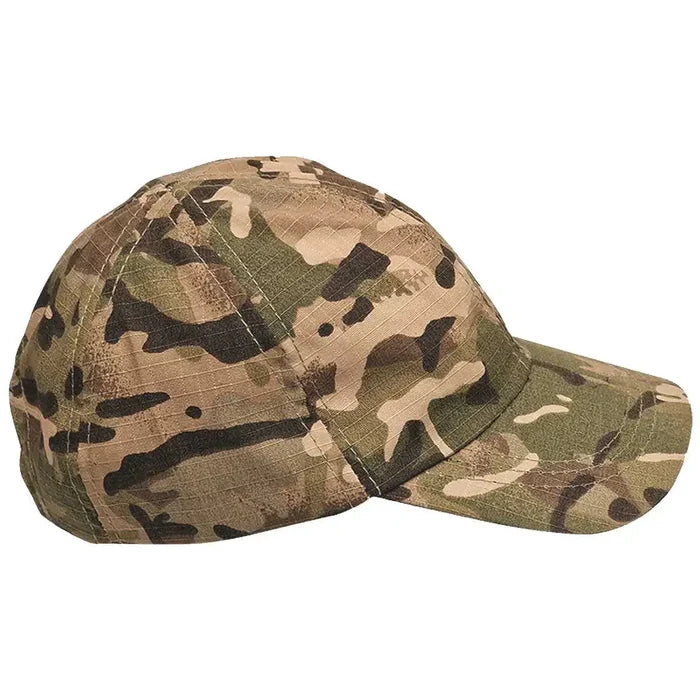 Back view of kids camouflage baseball cap with adjustable strap  from  John Bull Clothing