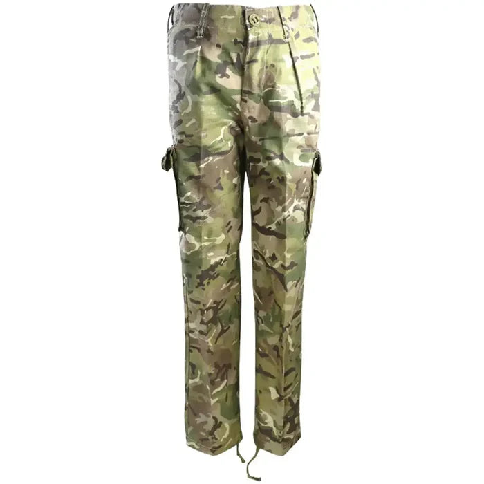 Kids camouflage cargo trousers for adventure  from  John Bull Clothing