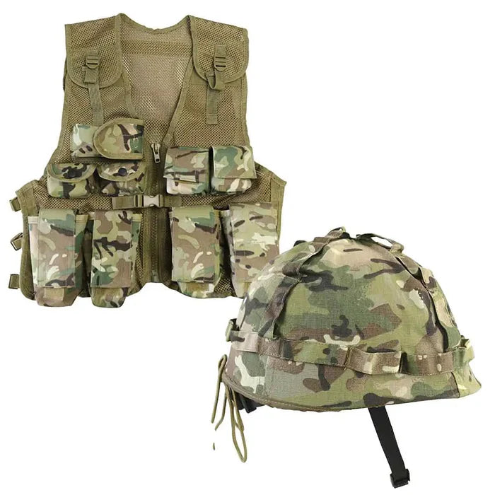 Kombat Kids Assault Vest and Helmet Set BTP - John Bull Clothing  from  John Bull Clothing