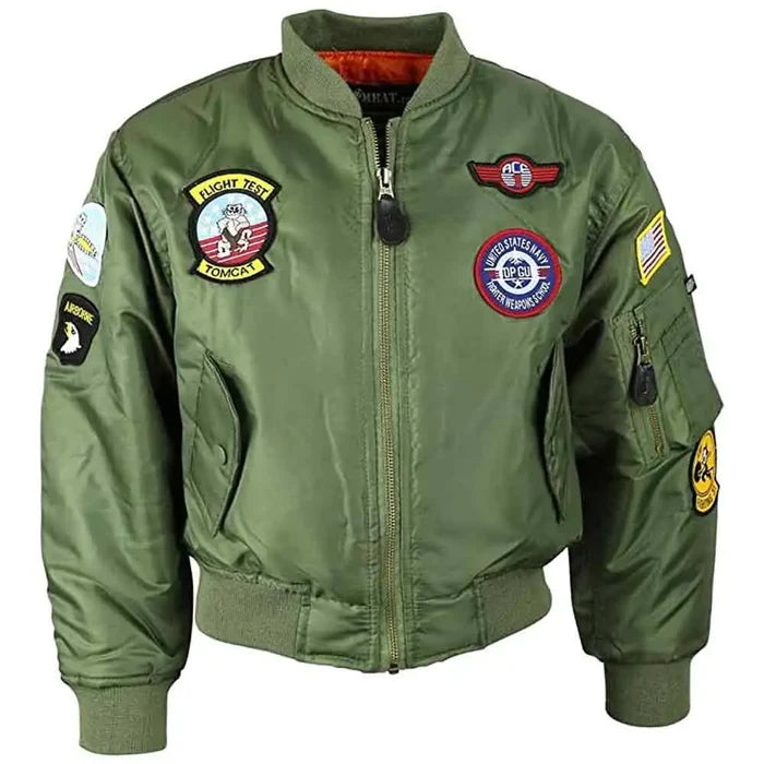 Kombat Kids MA1 Top Gun Flight Jacket - John Bull Clothing  from  John Bull Clothing