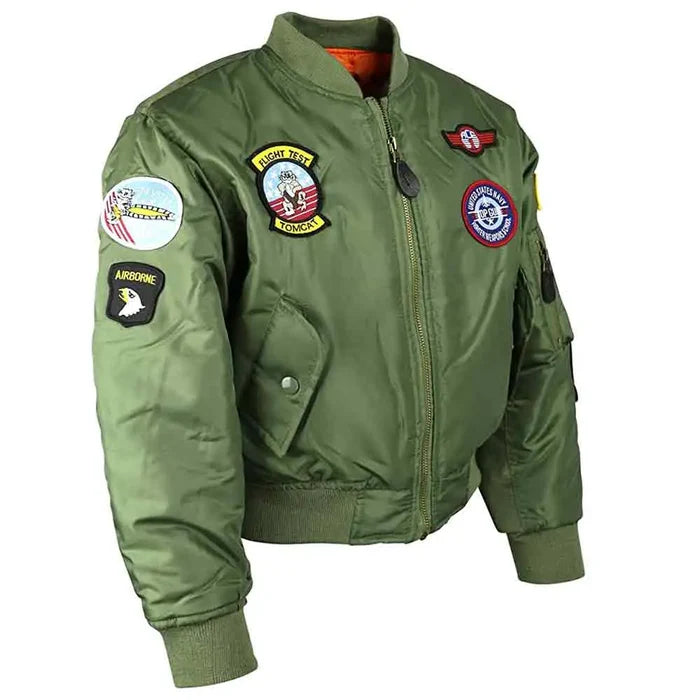 Kombat Kids MA1 Top Gun Flight Jacket - John Bull Clothing  from  John Bull Clothing
