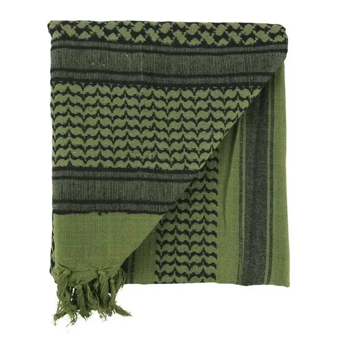 Kombat Shemagh Neck Scarf - John Bull Clothing Olive/Black from  John Bull Clothing