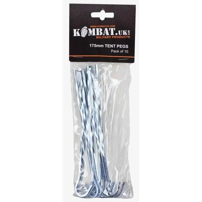 Kombat Steel Skewer Pegs - Pack of 10 - John Bull Clothing  from  John Bull Clothing