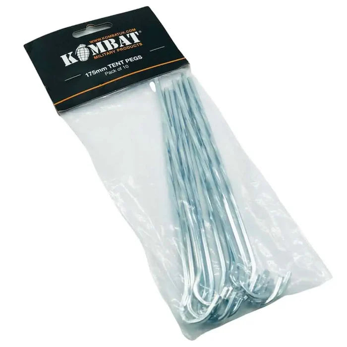Kombat Steel Skewer Pegs - Pack of 10 - John Bull Clothing  from  John Bull Clothing