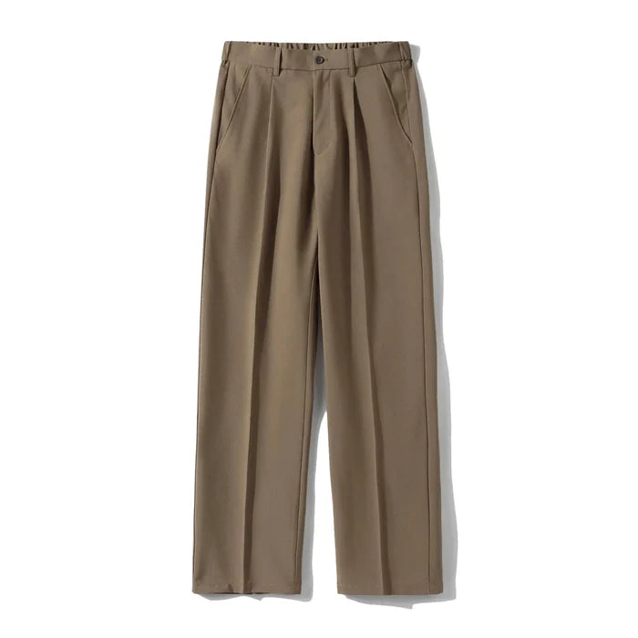 Korean chino pants - AntoniosClothing - Dark grey