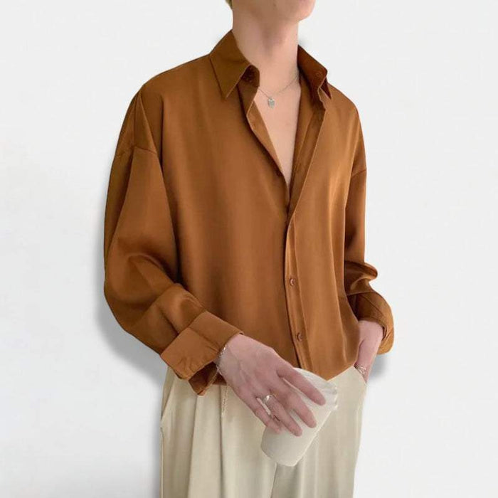 Korean design summer shirt - AntoniosClothing - White