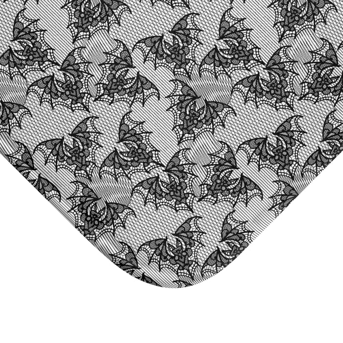 Lace Bat Bath Mat