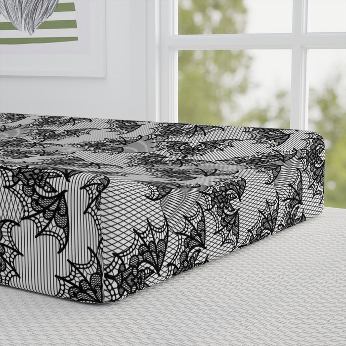 Lace Bat Changing Pad Cover