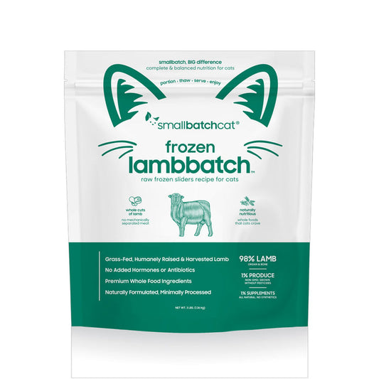 Lamb Batch Frozen Raw for Cats 3lb