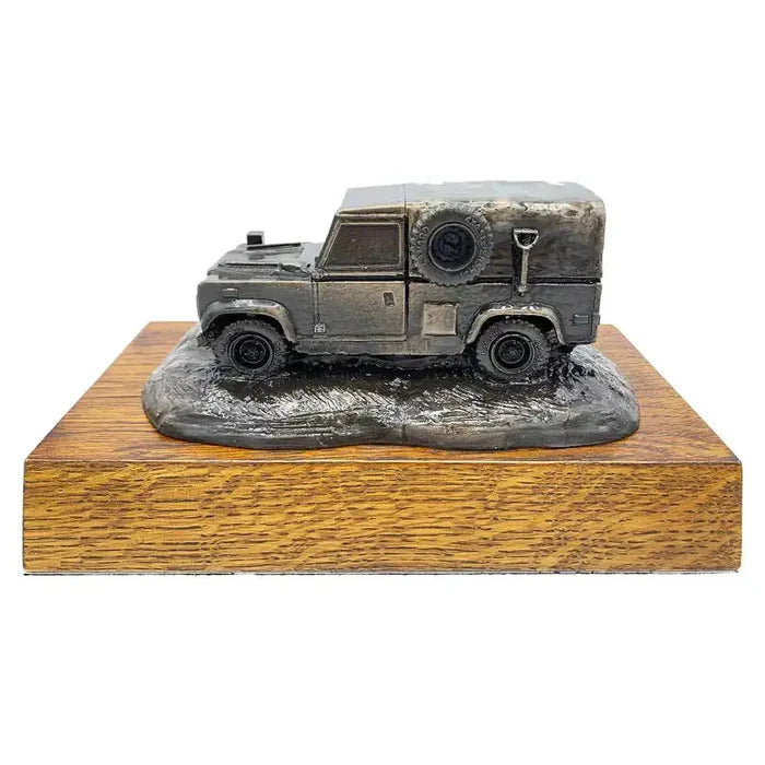 Land Rover Defender Bronze Resin Statue - John Bull Clothing  from  John Bull Clothing