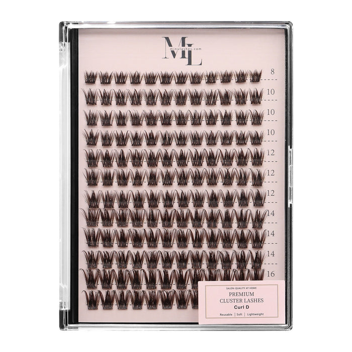 Lara Wispy Lash Extensions  D Curl Brown