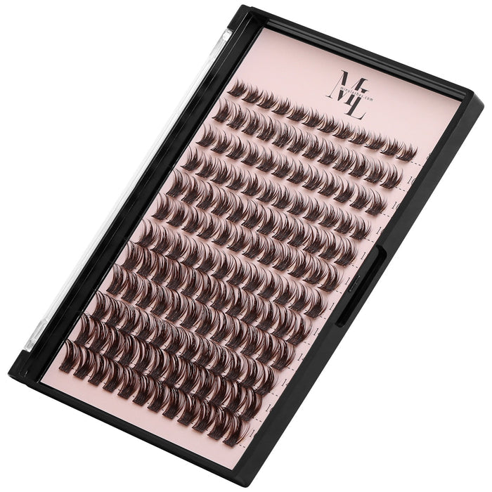 Lara Wispy Lash Extensions  D Curl Brown