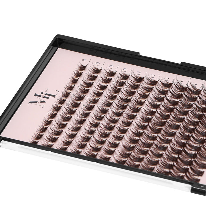 Lara Wispy Lash Extensions  D Curl Brown