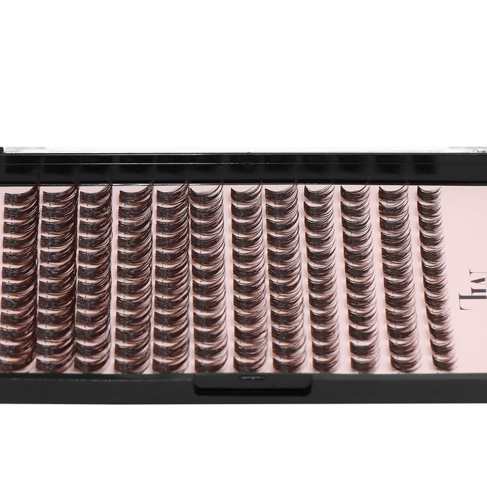 Lara Wispy Lash Extensions  D Curl Brown