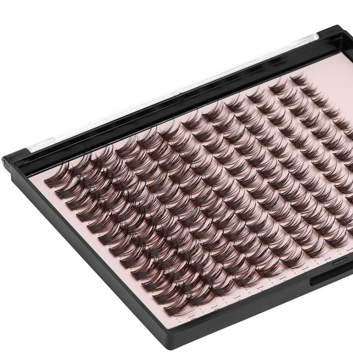 Lara Wispy Lash Extensions  D Curl Brown