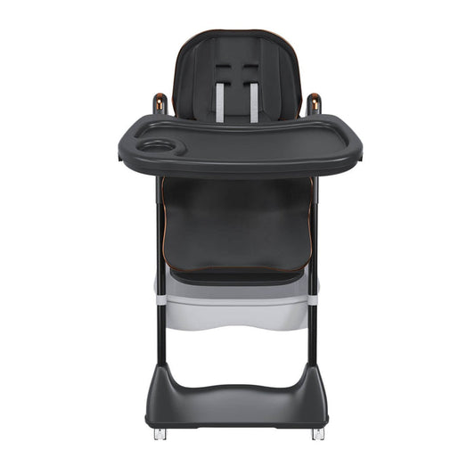 Leavader Adjustable Baby High Chair 0-6 Years, Black
