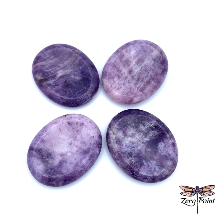 Lepidolite Worry Stone - Zero Point Crystals