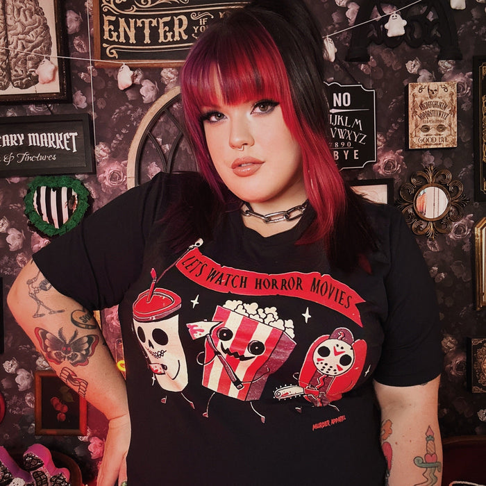 Let's Watch Horror Movies T-shirt