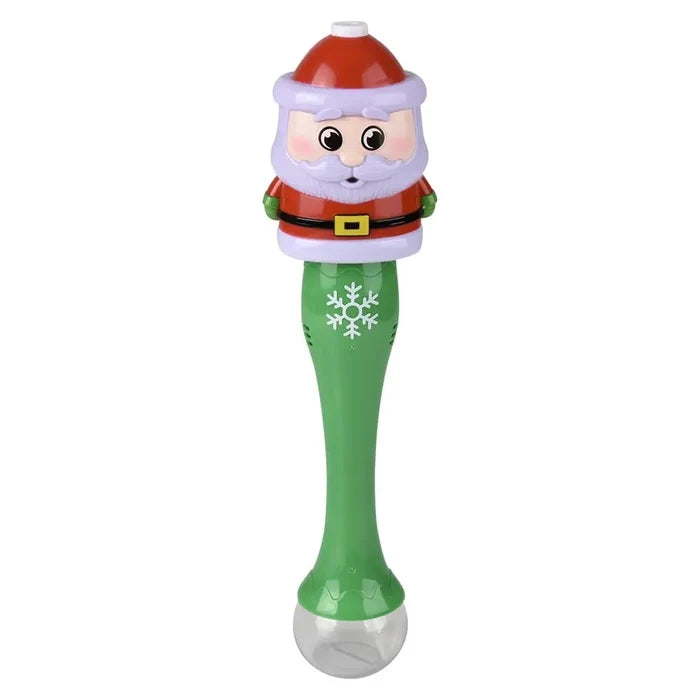 Light Up Santa Bubble Wand