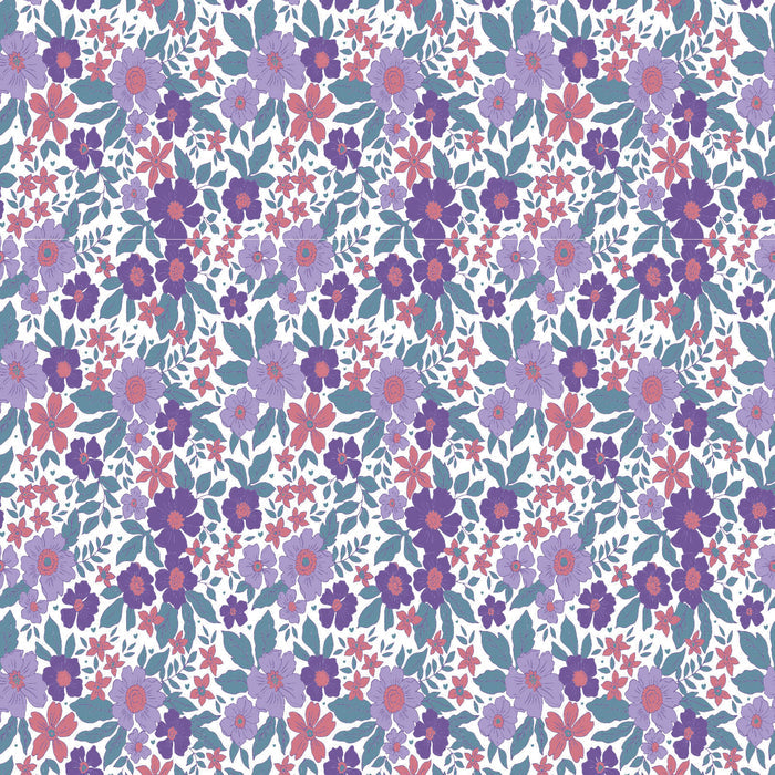 Lila and Hayes - Libby Dress - Blackberry Floral