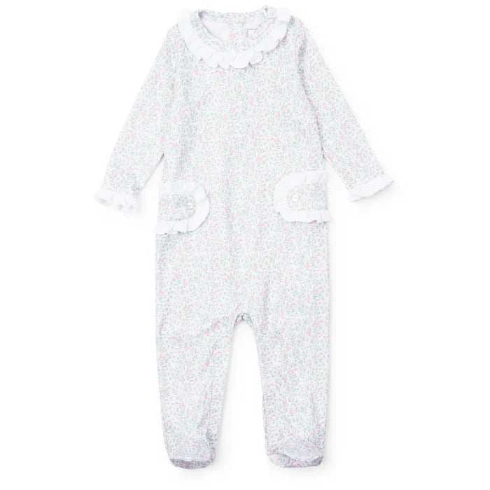 Lila and Hayes - Lucy Girls Romper - Garden Soiree