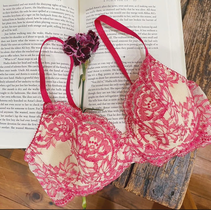 Lilac 3/4 Cup Underwire Bra | Berry