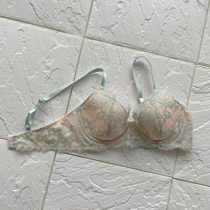 Lilac 3/4 Cup Underwire Bra | Mint Blue