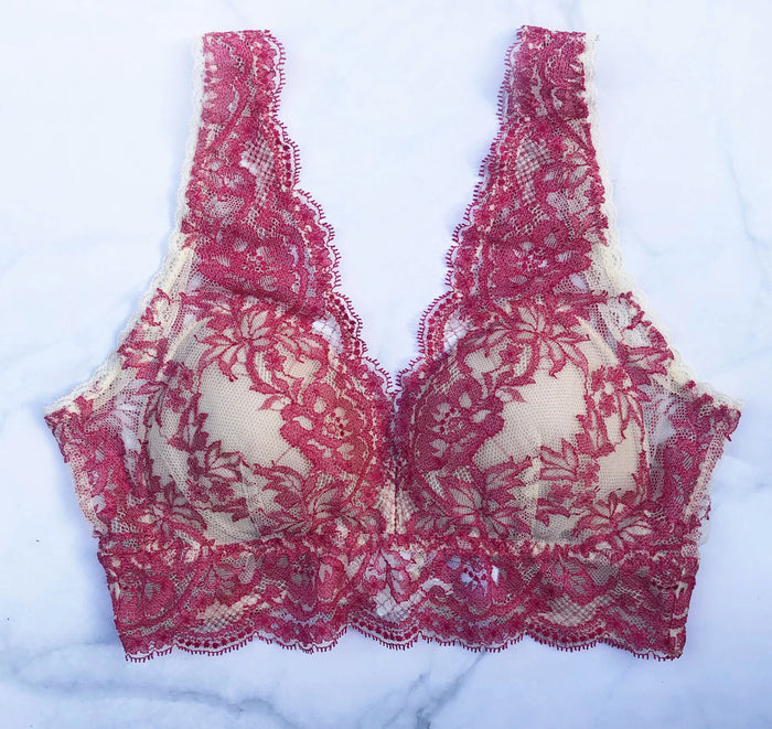 Lilac Long Bralette | Berry