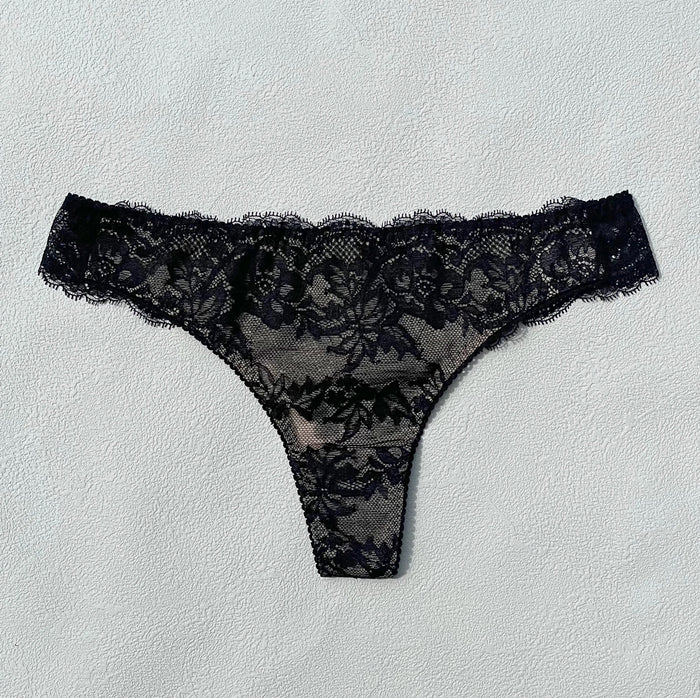 Lilac Thong | Black