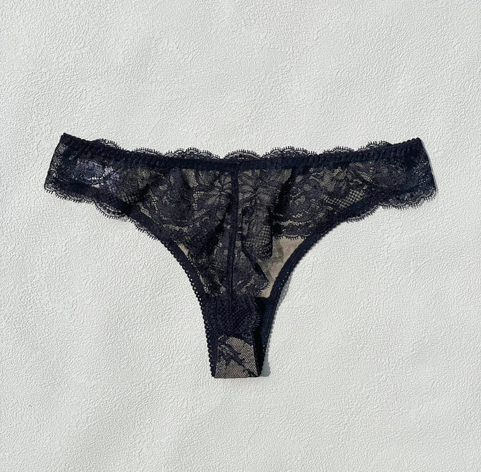 Lilac Thong | Black