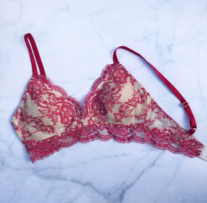 Lilac Triangle Bralette | Berry