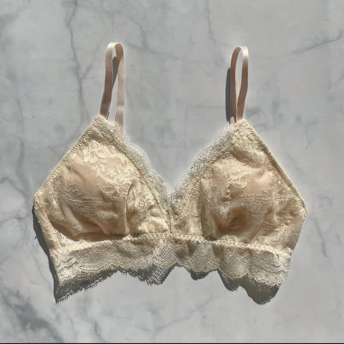 Lilac Triangle Bralette | Vanilla