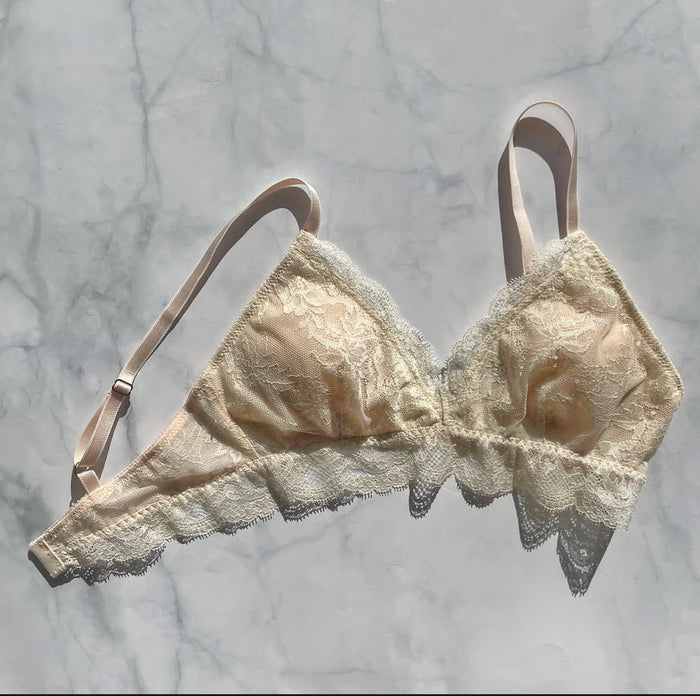 Lilac Triangle Bralette | Vanilla