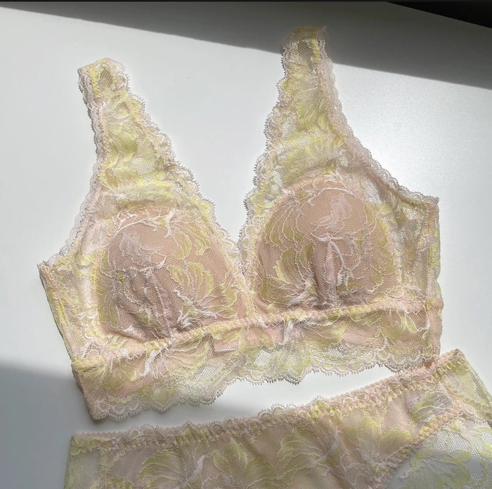 Lily Long Bralette | Yellow