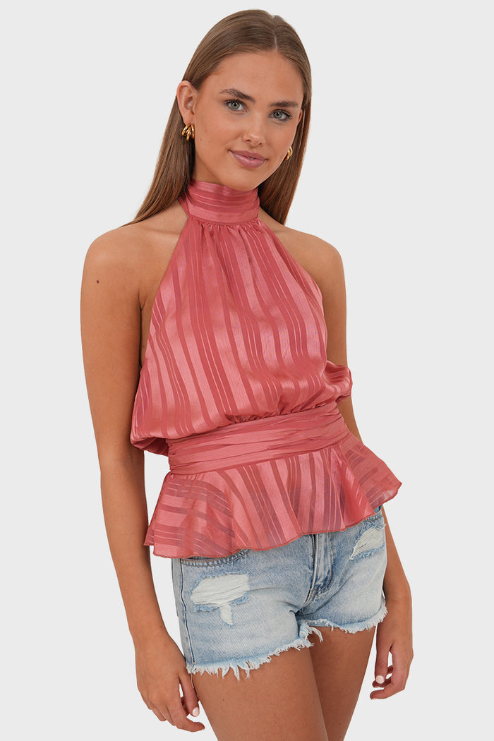 "Lina" top pink