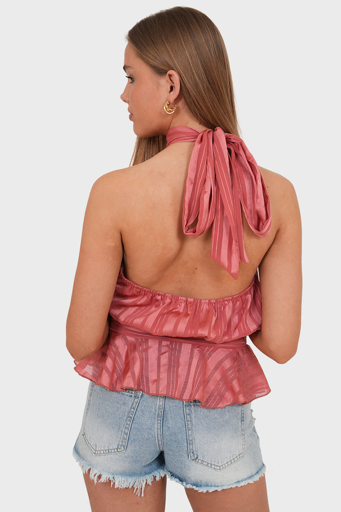 "Lina" top pink