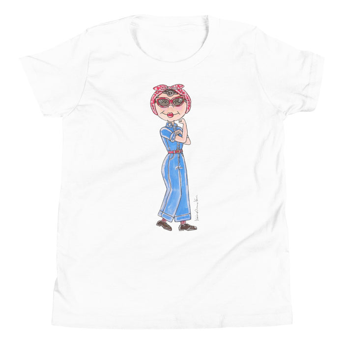 Little Rosie the Riveter Youth Short Sleeve T-Shirt