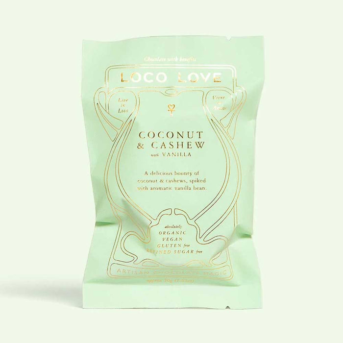 Loco Love Coconut & Cashew Chocolate - 35g - L'Organic