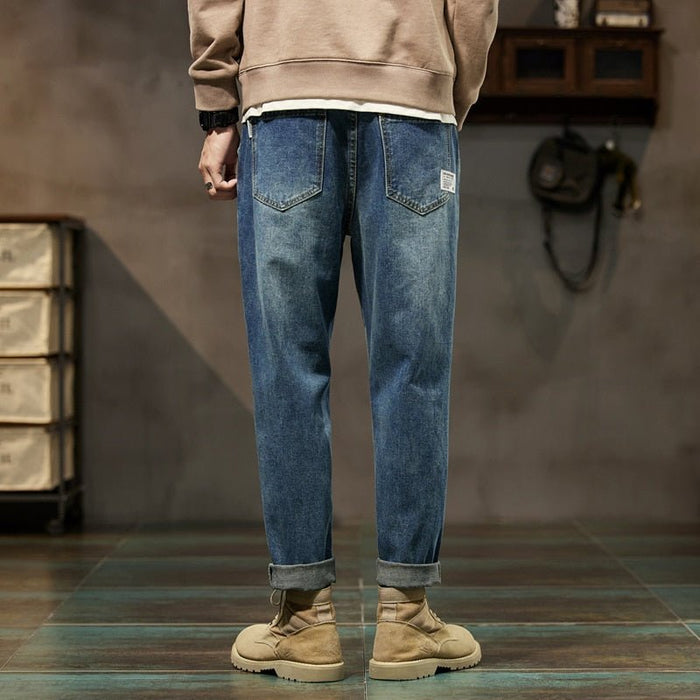 Loose Fit Streetwear Jeans - AntoniosClothing - Light Blue