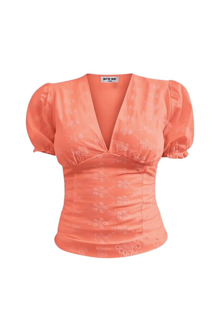"Loua" top coral