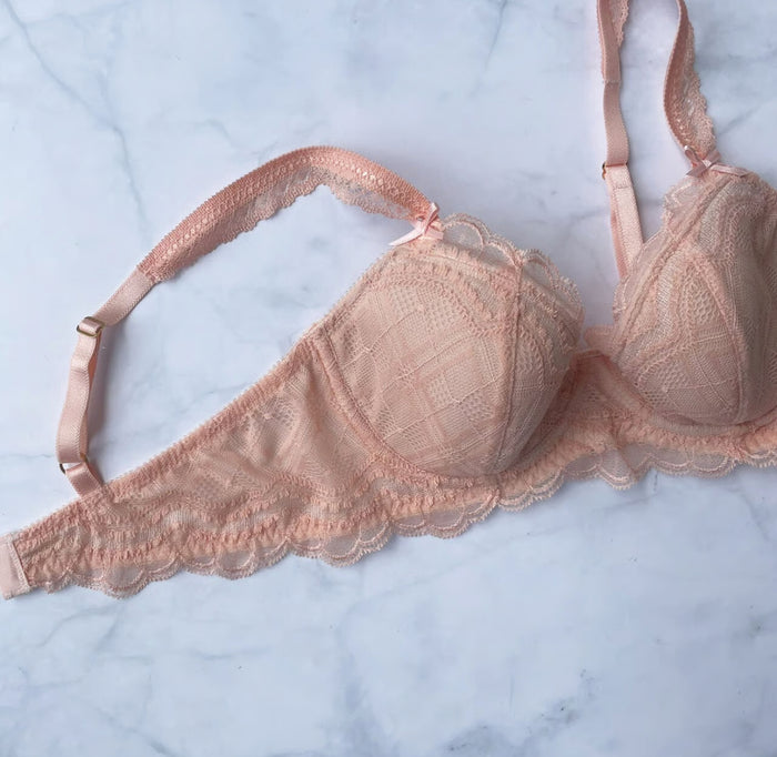 Love 3/4 Cup Underwire Bra | Coral Pink