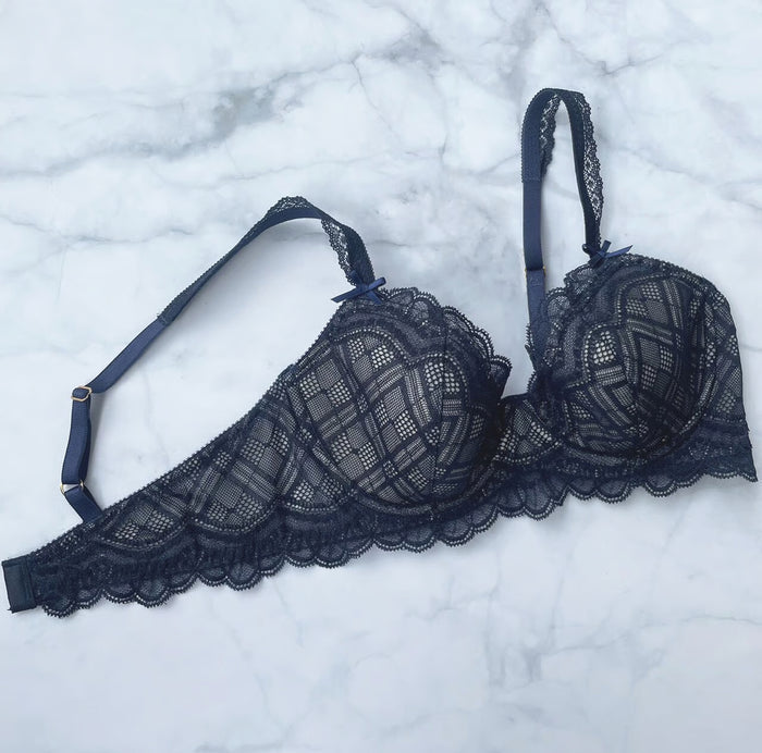 Love 3/4 Cup Underwire Bra | Navy
