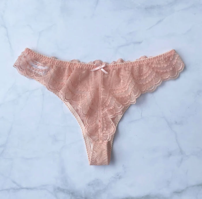 Love Thong | Coral Pink