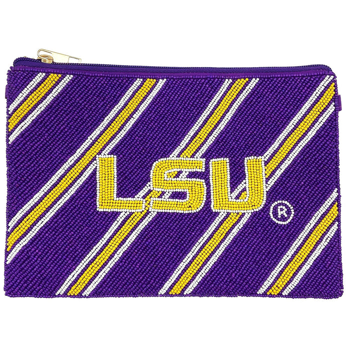 LSU Beaded Purse
