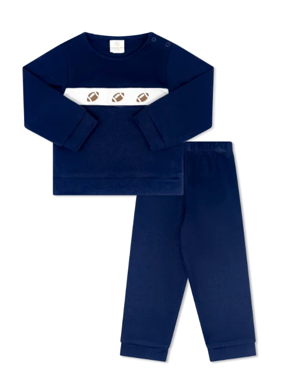 Lullaby Set - Bayou Play Set - Napa Navy Footballs