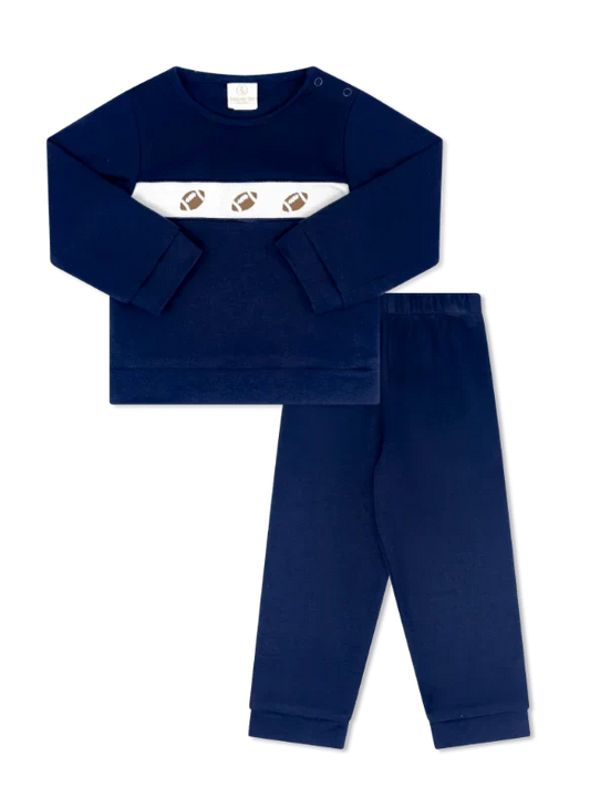 Lullaby Set - Bayou Play Set - Napa Navy Footballs