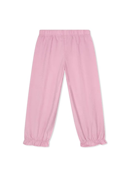 Lullaby Set - Gloria Gathered Pant - Light Pink High Point Corduroy